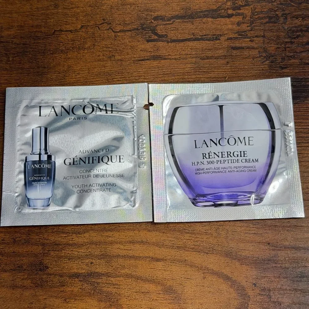 Lancôme Luxury Travel Set 🖤 Cosmetic Bag + Skincare & Lip Samples | NEW